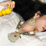 Load image into Gallery viewer, Chandraprabha Necklace Set
