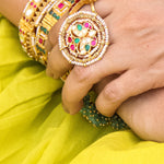 Load image into Gallery viewer, Sahira Bangles Set & Ring