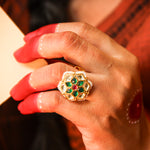 Load image into Gallery viewer, Devi Ring & Nrityapriya ring