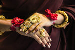 Load image into Gallery viewer, Triveni Ring and Ashwa Moti Ring

