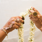 Load image into Gallery viewer, Anviksha Hathphool and Ring
