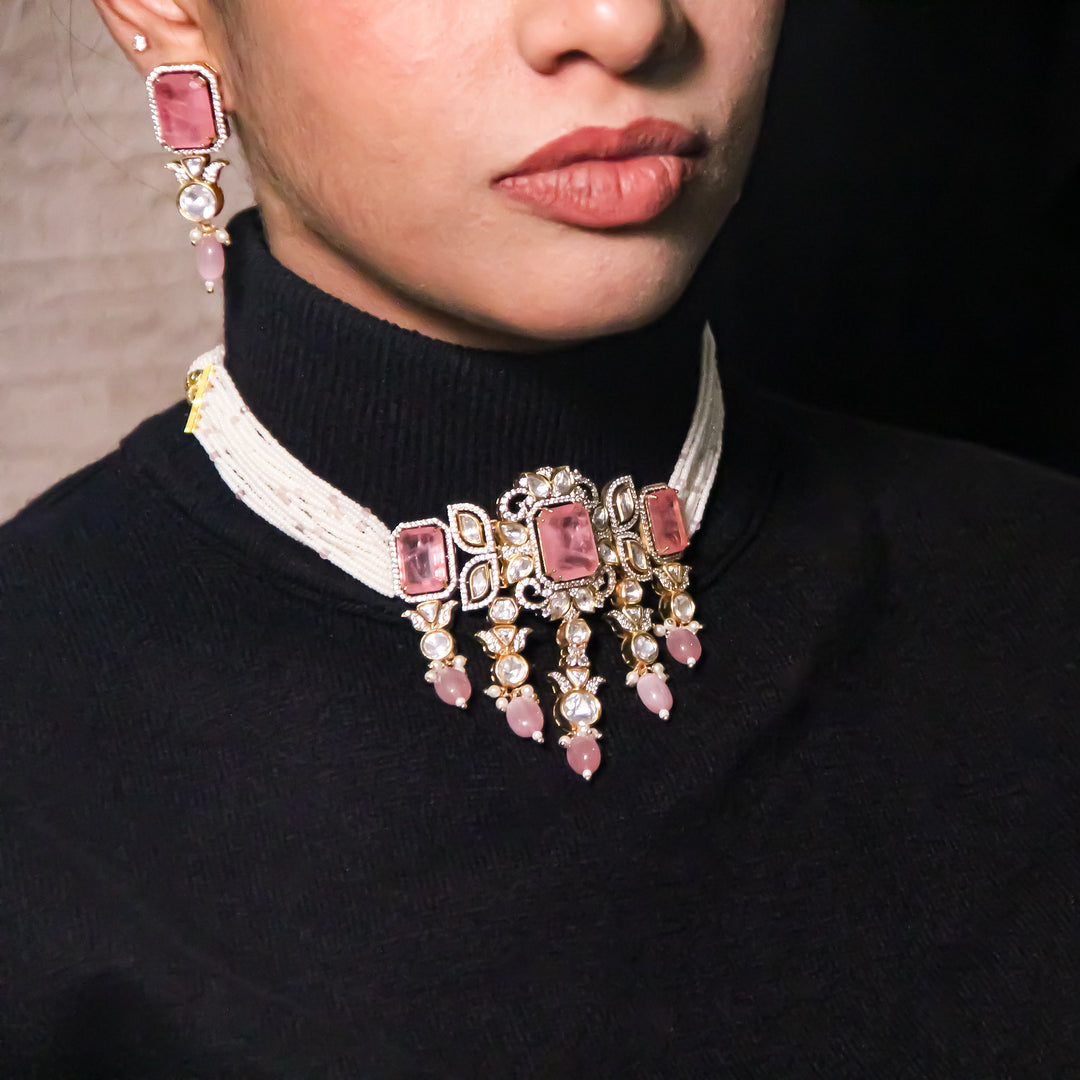 Ruby Pearl Necklace