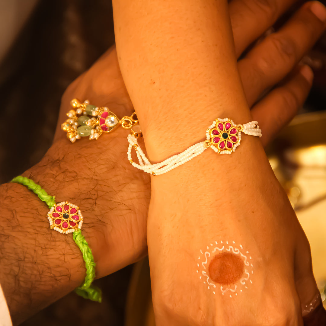 Kanmani Rakhi Lumba Set