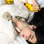 Load image into Gallery viewer, Chandraprabha Necklace Set

