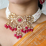 Load image into Gallery viewer, Vedati Necklace Set and Maangtika

