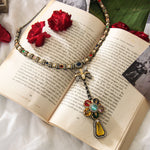 Load image into Gallery viewer, Madhu Malti Necklace and Earring
