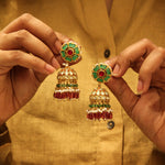 Load image into Gallery viewer, Kusum Jharna earring
