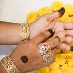 Load image into Gallery viewer, Aparajita Ring and Kada
