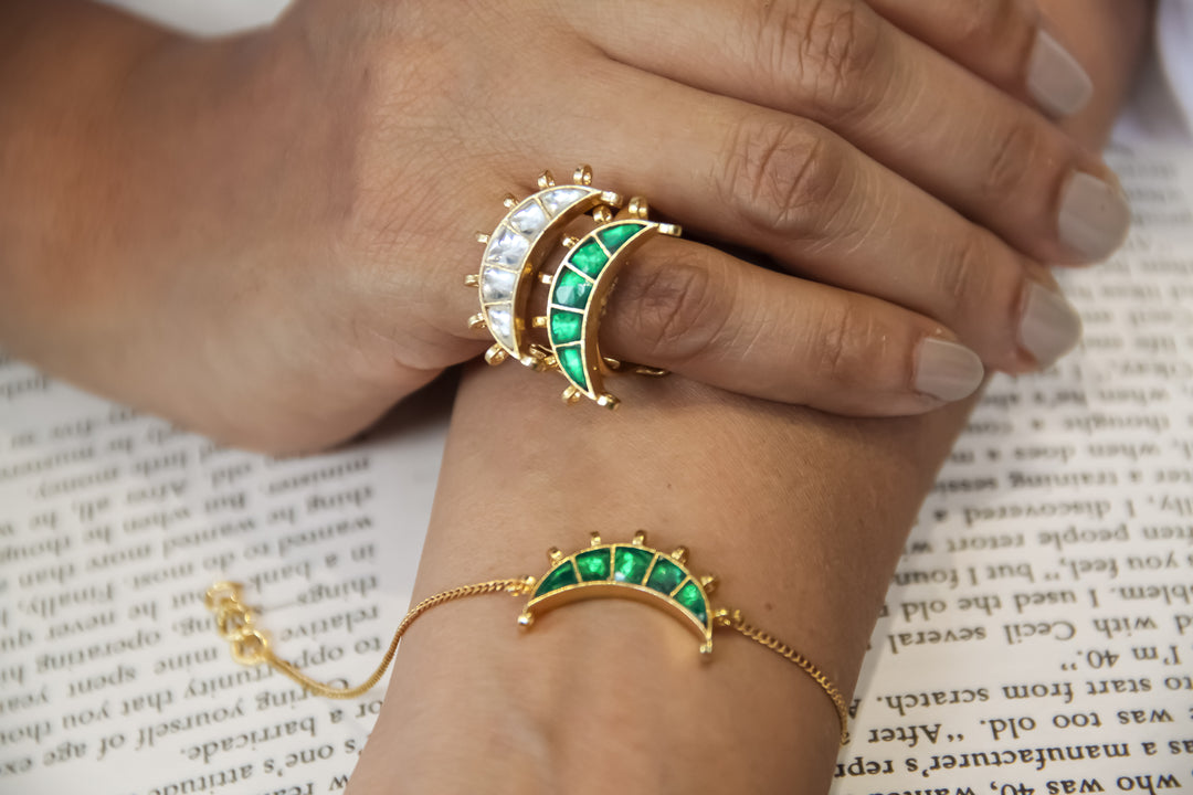 Luna Ring and Bracelet