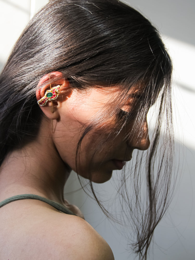 Adhira Chidiya Ear Pin