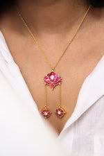 Load image into Gallery viewer, Paan Kamal Necklace
