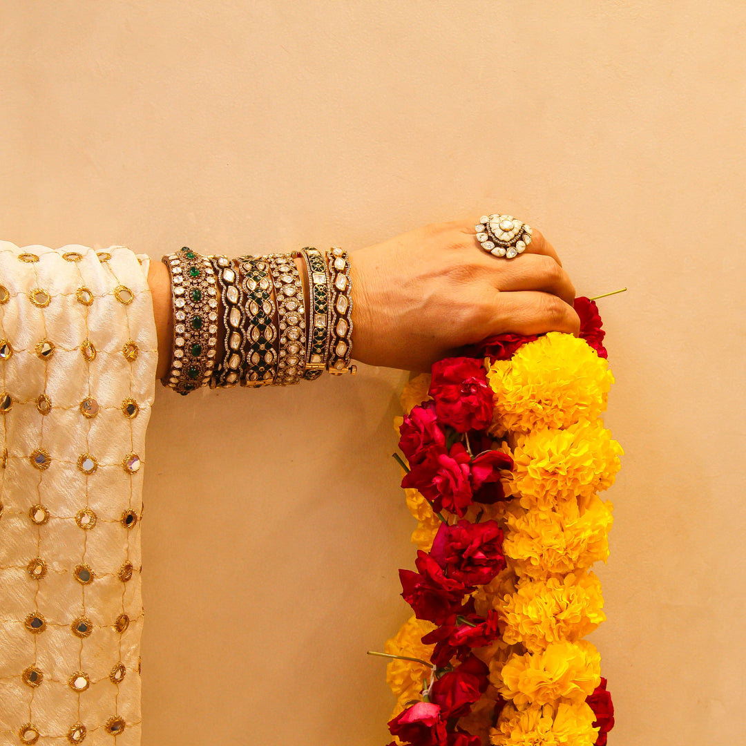 Tabassum Bangle Set and Ring