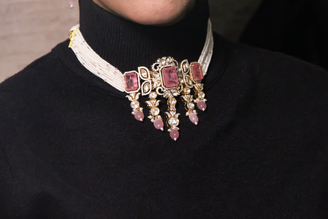 Ruby Pearl Necklace