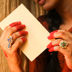 Load image into Gallery viewer, Devi Ring &amp; Nrityapriya ring
