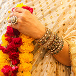 Load image into Gallery viewer, Tabassum Bangle Set and Ring
