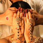 Load image into Gallery viewer, Kaamika Chuda Set &amp; Hathphool
