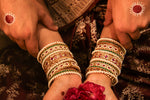 Load image into Gallery viewer, Kaamika Chuda Set &amp; Hathphool

