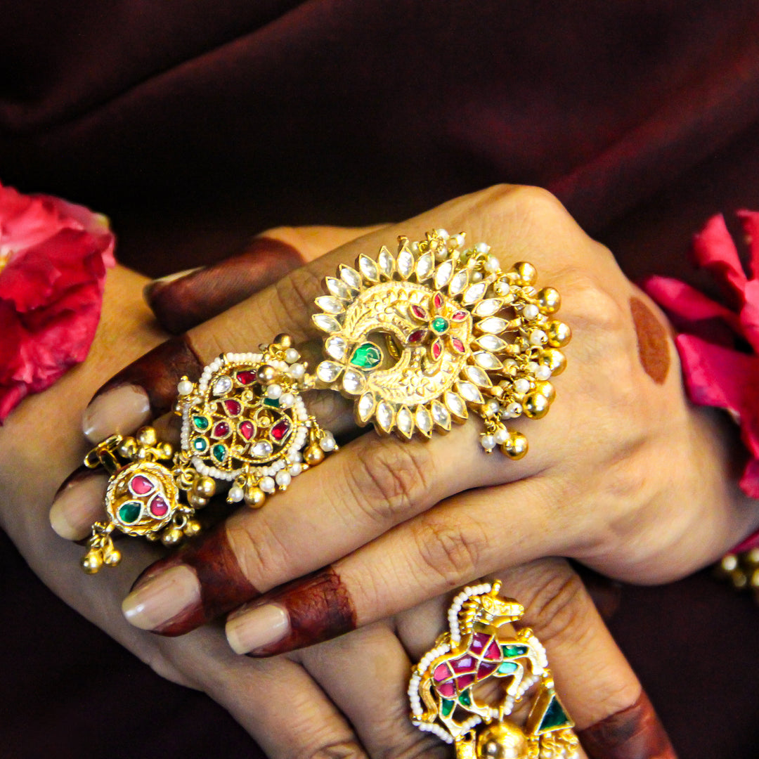 Triveni Ring and Ashwa Moti Ring