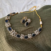 Blue Moon Flower Necklace