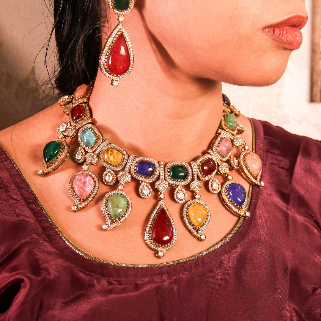 Navrangi Necklace