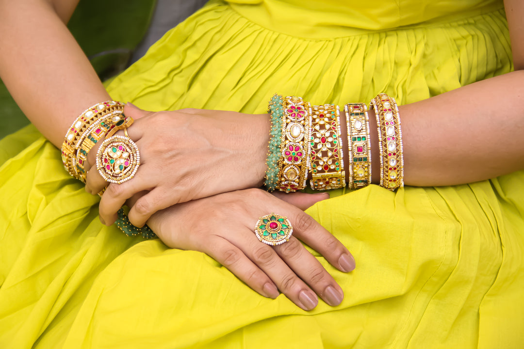 Sahira Bangles Set & Ring