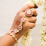 Load image into Gallery viewer, Anviksha Hathphool and Ring
