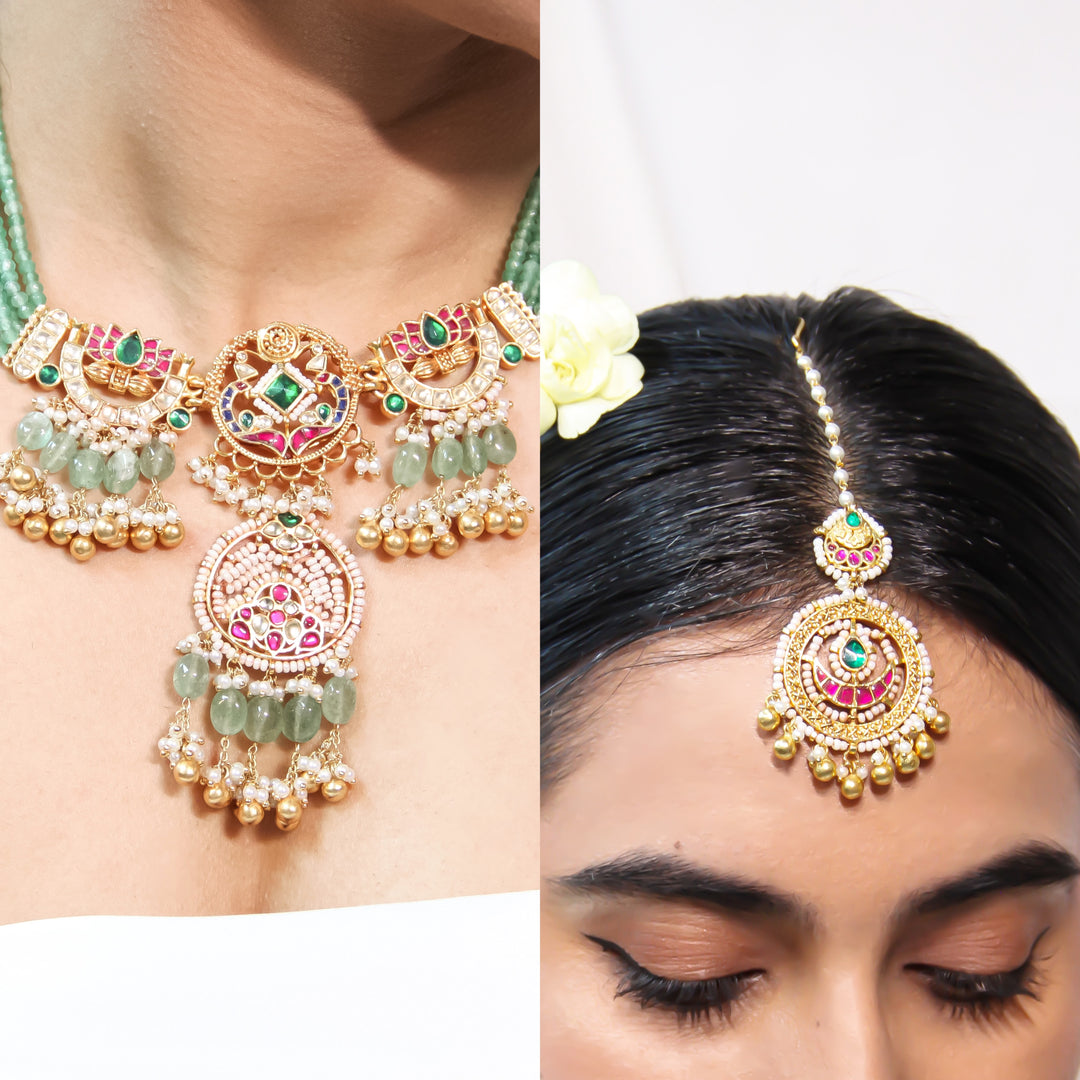 Carlene Necklace & Maangtika